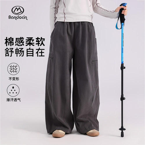 半度闲秋季女大童原创设计裤子