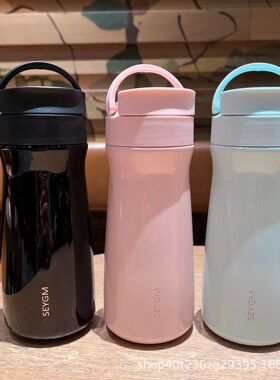 新款304不锈钢保温杯女创意水杯简约儿童学生杯子手提咖啡杯