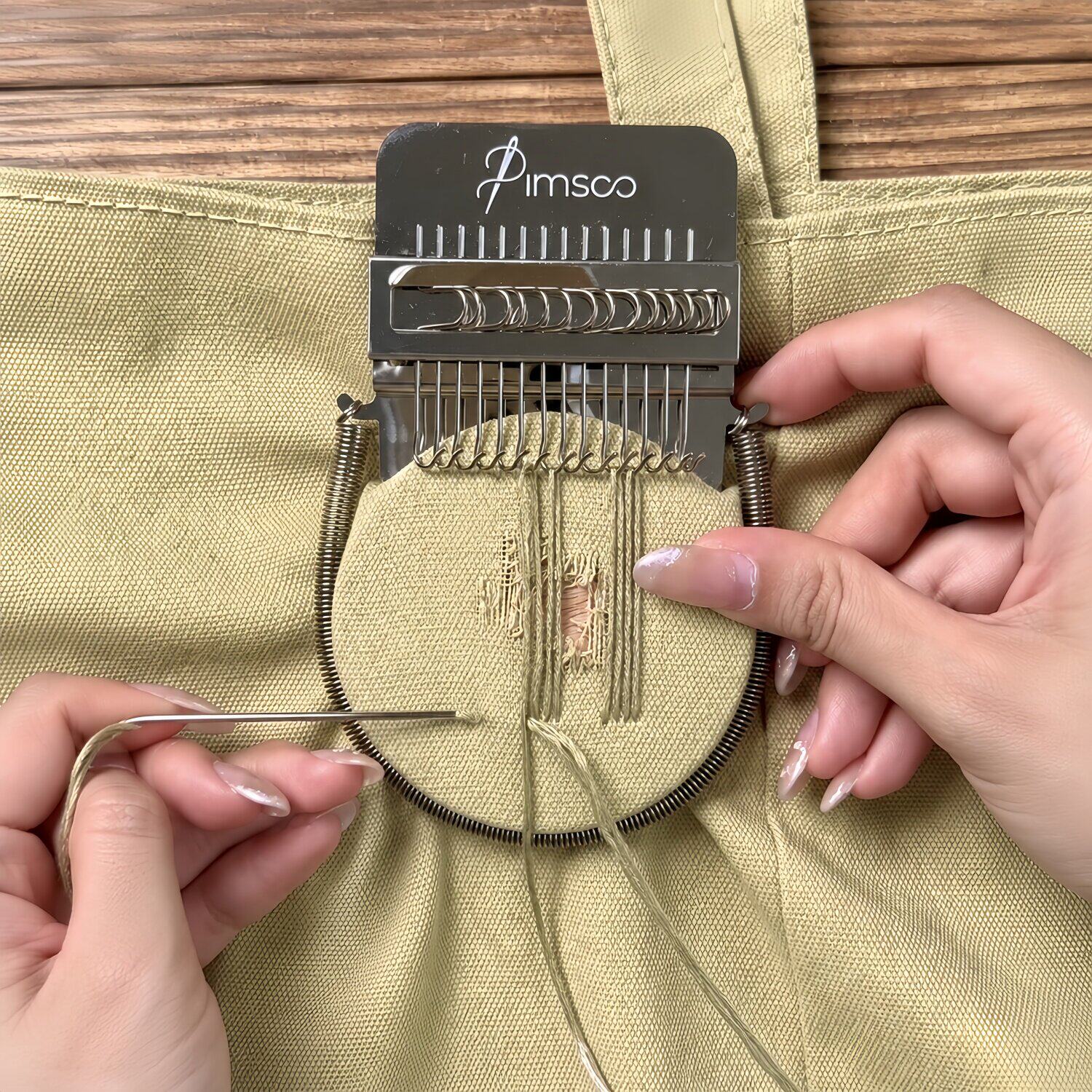 迷你编织神器!衣服破洞修