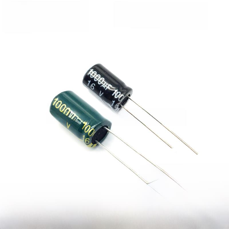 16V1000Uf 10*17/8X16/10*13高频低电阻Lcd电源铝电解电容器1000