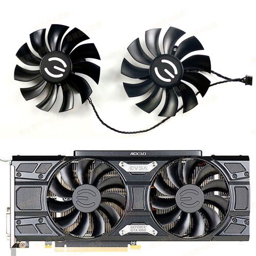EVGA/艾维克科技 GTX 1060 FTW/SSC GAMING ACX 显卡散热风扇