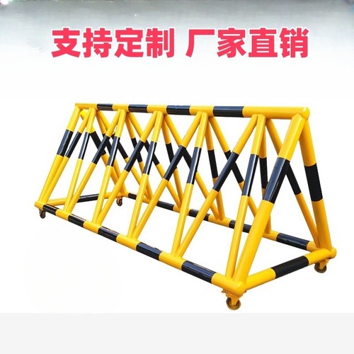 现货广东拒马移动护栏路障隔离栏学校幼儿园门口带刺防冲撞设施栏