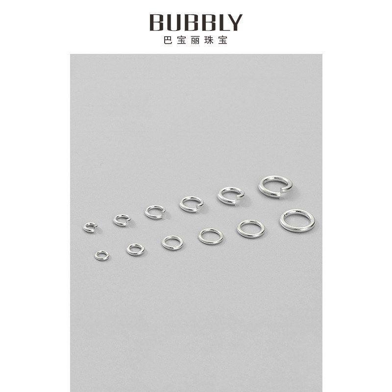搭扣材料包配件DIY圈s925纯银配饰开口圆圈小圆环闭口手链连接圈,饰品/流行首饰/时尚饰品新,其他DIY饰品配件,淘宝优惠券,粉丝福利购,淘宝优惠卷