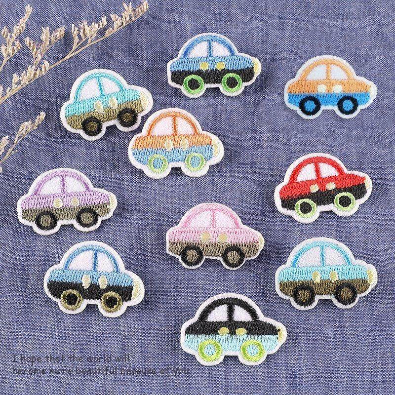 布贴配饰绣花发夹卡通童装小刺绣辅料衣服电脑补丁贴草莓小汽车贴,居家布艺,布贴,淘宝优惠券,粉丝福利购,淘宝优惠卷