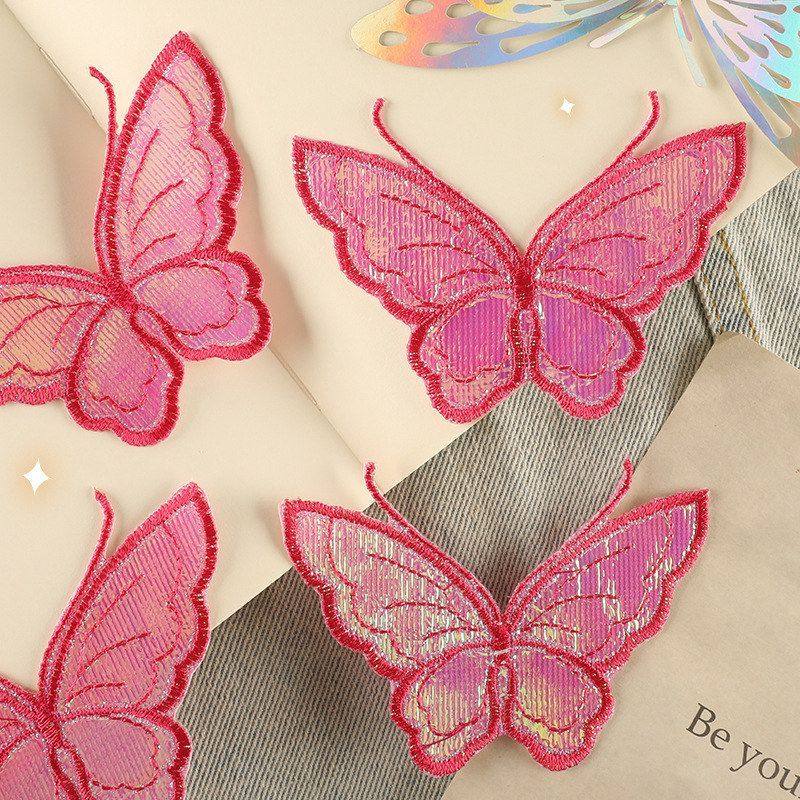 饰品布贴补丁贴刺绣布标diy辅料标服装绣花发夹电脑装饰手工蝴蝶,居家布艺,布贴,淘宝优惠券,粉丝福利购,淘宝优惠卷