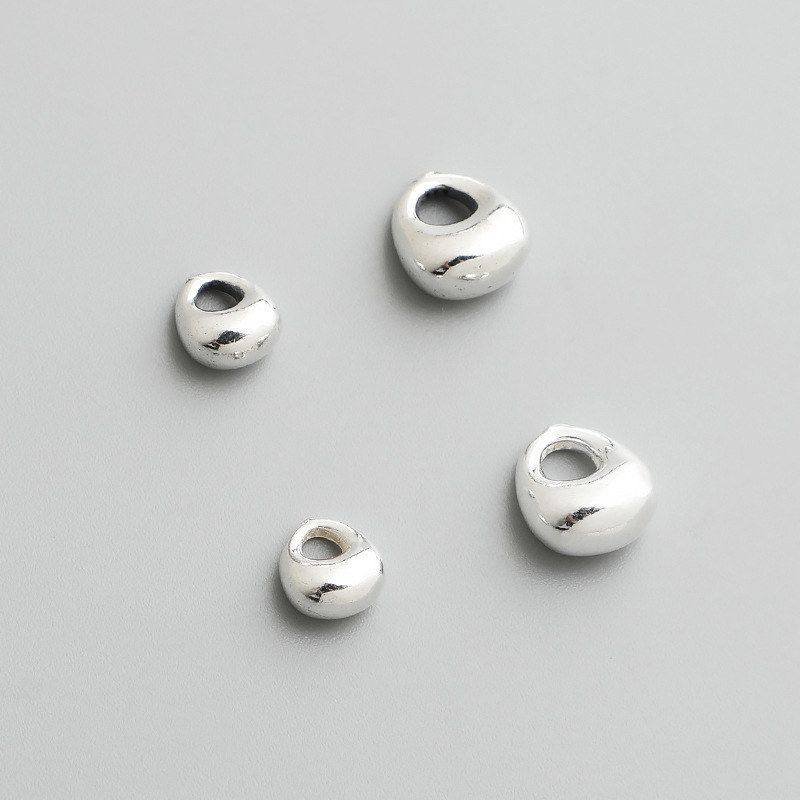 光面纯银项链编绳挂件手工DIYS925银坨配件实心吊坠手链小锁秤砣,饰品/流行首饰/时尚饰品新,其他DIY饰品配件,淘宝优惠券,粉丝福利购,淘宝优惠卷