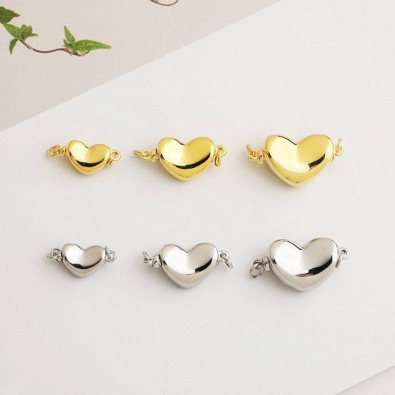 爱心扣头元宝S925串珠配件扣手链扣珍珠扣连接DIY纯银项链心形扣,饰品/流行首饰/时尚饰品新,其他DIY饰品配件,淘宝优惠券,粉丝福利购,淘宝优惠卷