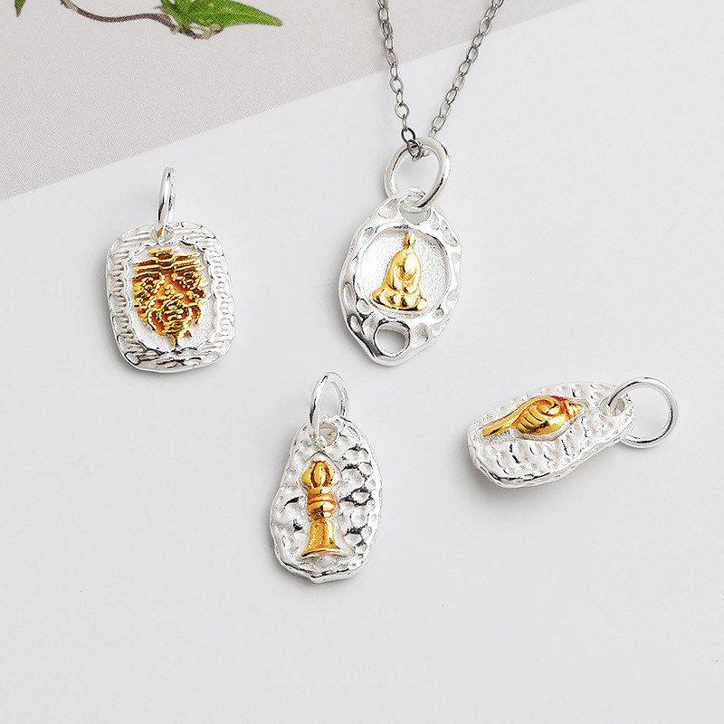 配件s925拉姆DIY法螺纯银精工挂件项链手串藏式金刚杵吊坠扎基,饰品/流行首饰/时尚饰品新,其他DIY饰品配件,淘宝优惠券,粉丝福利购,淘宝优惠卷