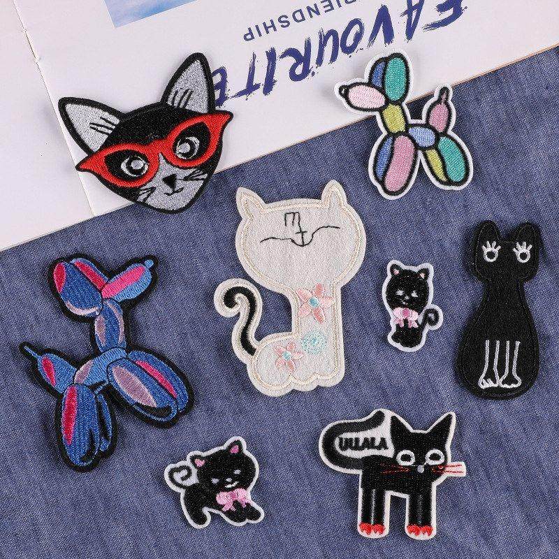 卡通绣花爱心补丁贴布贴高端字母服装辅料贴动物徽章猫电脑熨烫,居家布艺,布贴,淘宝优惠券,粉丝福利购,淘宝优惠卷