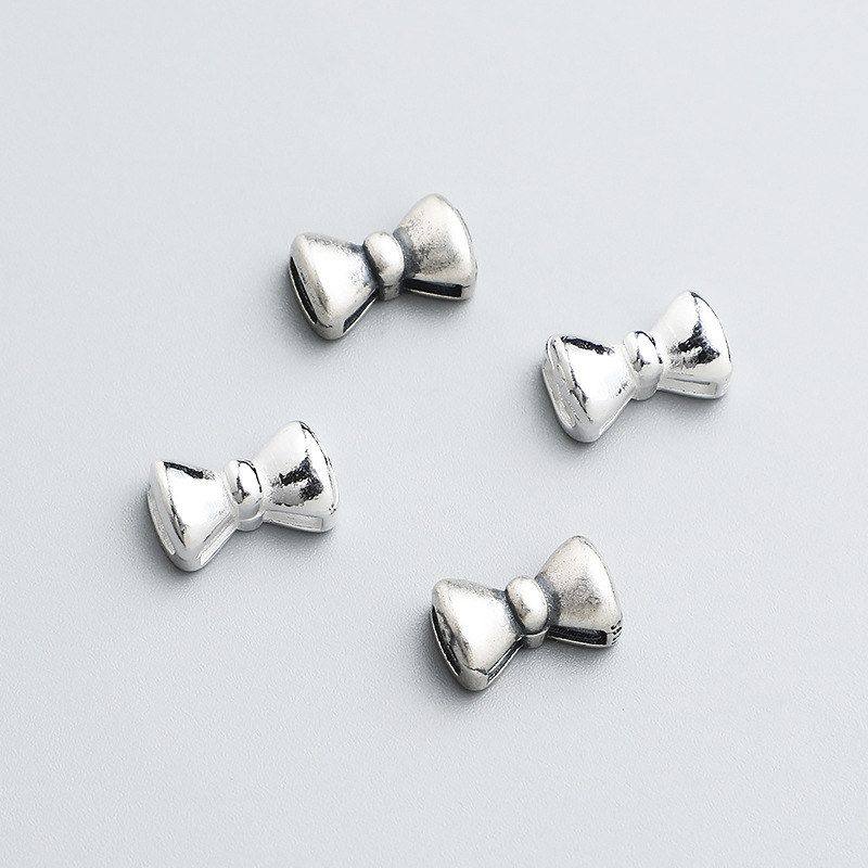 手工蝴蝶结配件纯银珠饰品S925DIY隔珠泰银散串珠项链编绳手链,饰品/流行首饰/时尚饰品新,其他DIY饰品配件,淘宝优惠券,粉丝福利购,淘宝优惠卷