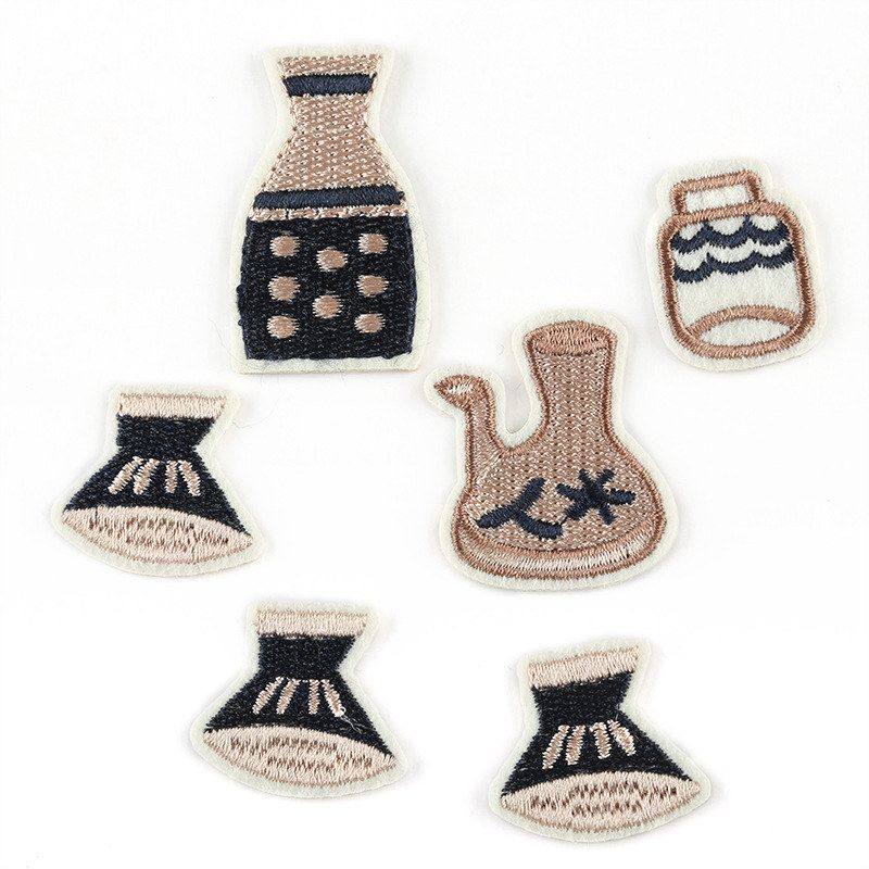 鞋帽手工酒瓶小DIY电脑配件服装辅料饰品绣花补丁茶壶草莓包布贴,居家布艺,布贴,淘宝优惠券,粉丝福利购,淘宝优惠卷