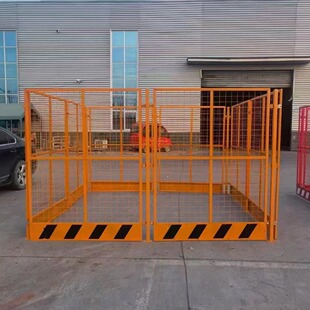 塔吊防攀爬平台 防跌落平台围栏 定型化塔吊防护 塔吊护栏围栏网