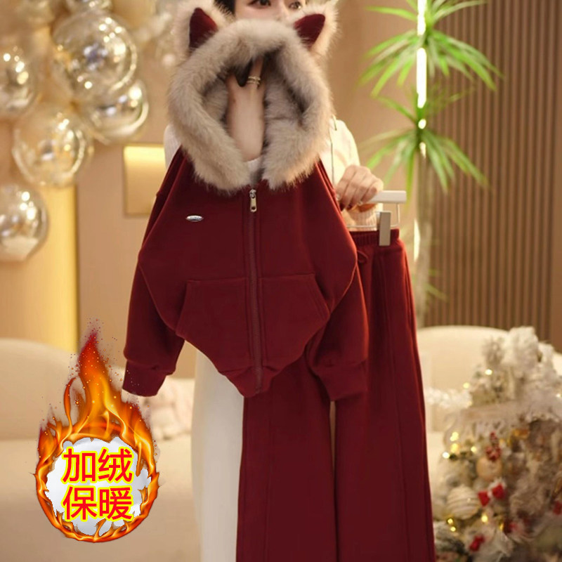 连帽运动服儿童时尚学院风运动女童时髦套装洋气百搭休闲风两件套,童装/婴儿装/亲子装,套装,淘宝优惠券,粉丝福利购,淘宝优惠卷