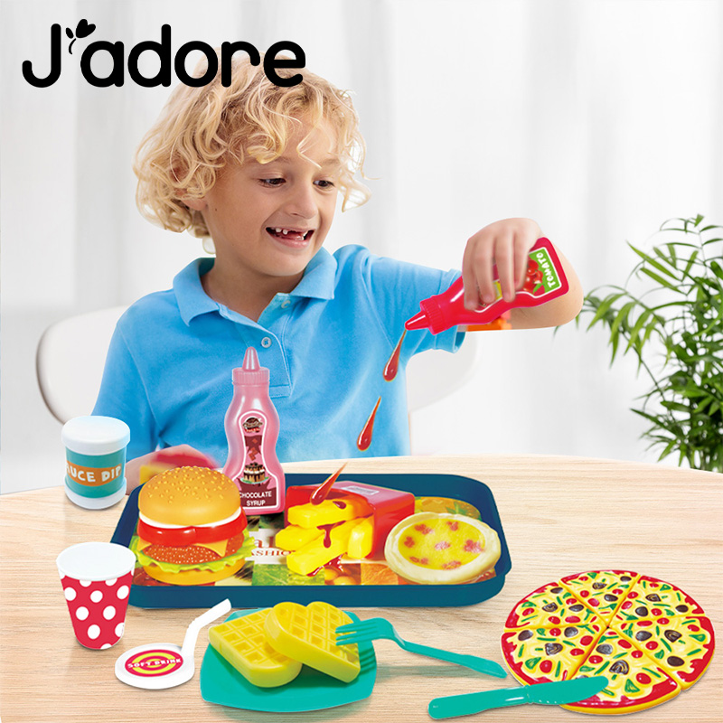 J'adore披萨汉堡玩具儿童礼物