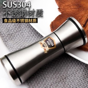 磨胡椒粉神器胡椒研磨器304不锈钢家用手动厨房花椒黑胡椒粉粒芝