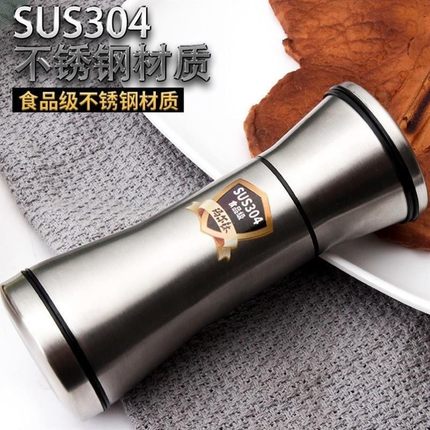 磨胡椒粉神器胡椒研磨器304不锈钢家用手动厨房花椒黑胡椒粉粒芝