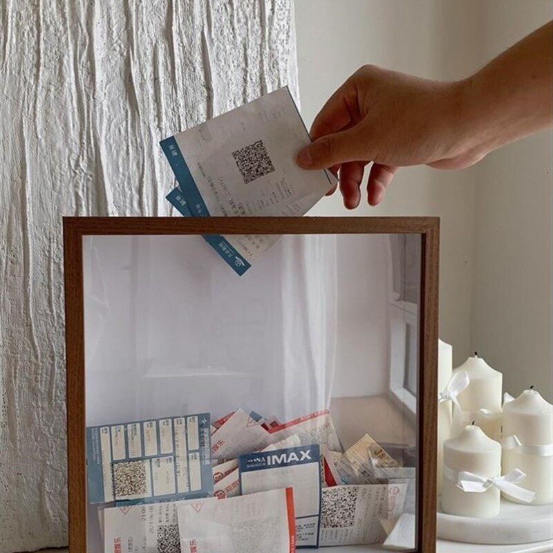 票根相框旅行机票景区门票车票演唱会电影收纳收集收藏票据相框