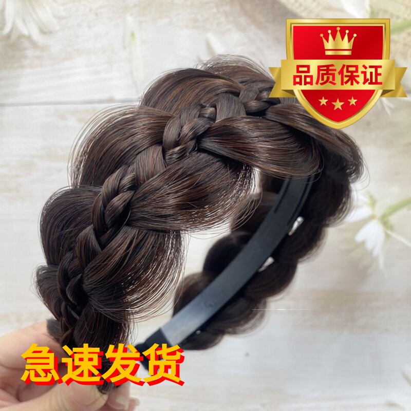 假发箍一体女2024新款鱼骨