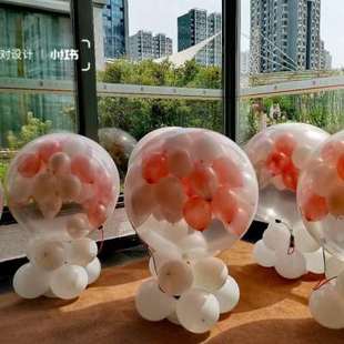 圆形地爆气球天爆球空爆气球全套结婚婚礼爆破球开业装饰布置用品