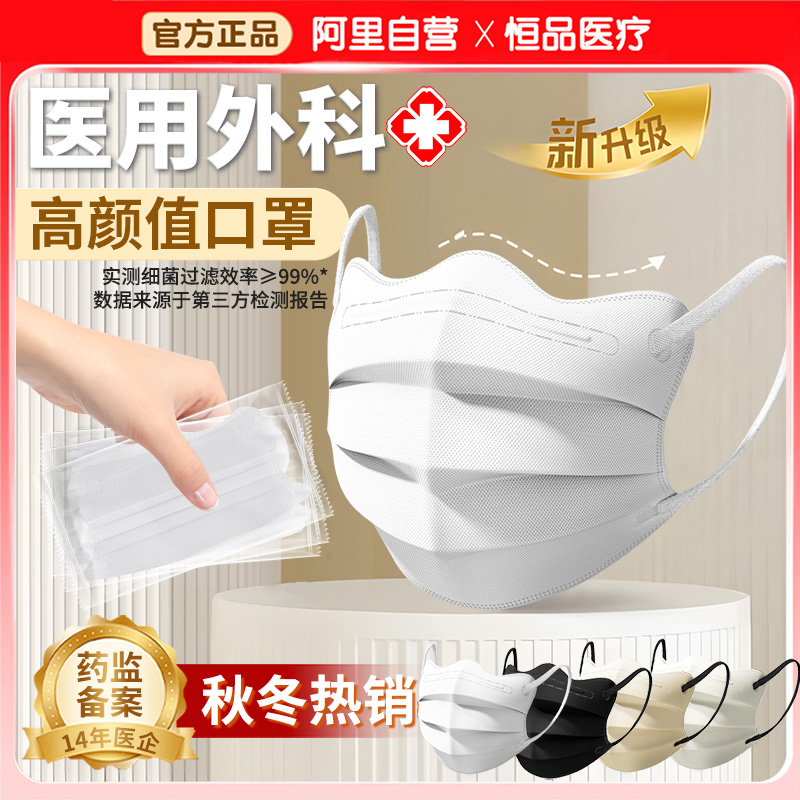 【加大新升级】蝶形医用外科口罩