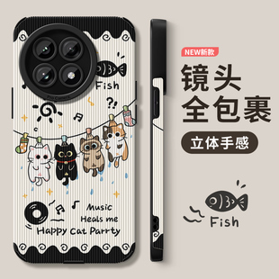 k80pro高级防滑 k60pro男女Redmi 适用红米k80手机壳红米k70pro套k80pro全包k70至尊晾衣杆小猫k60 50软新款