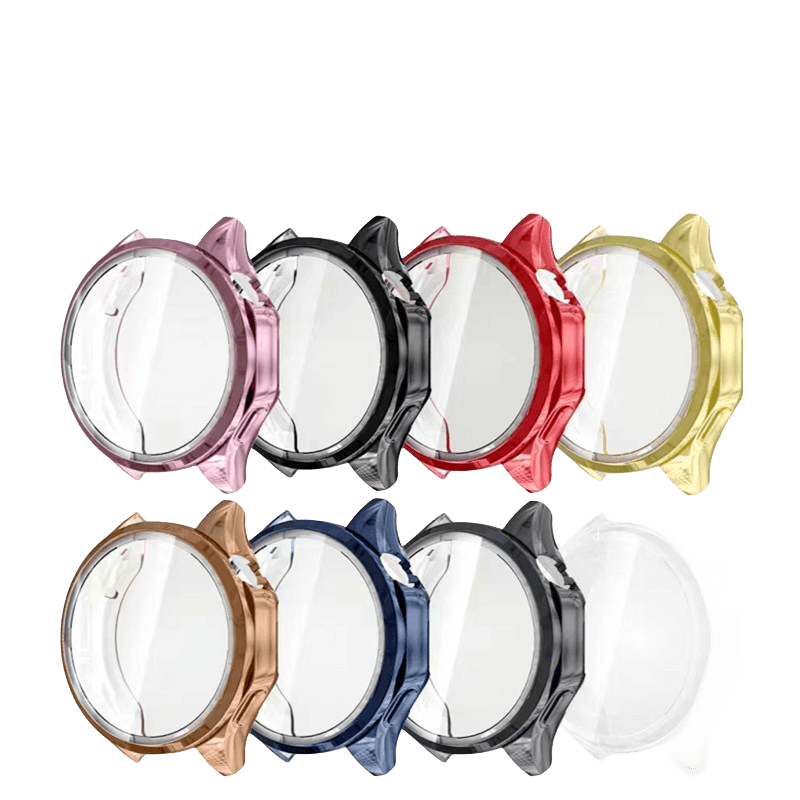 适用华为GT4手表壳GT5保护壳TPU全包软壳watchGT5壳膜一体46mm41男女款简约防摔防刮花GT5pro手表套配件贴膜