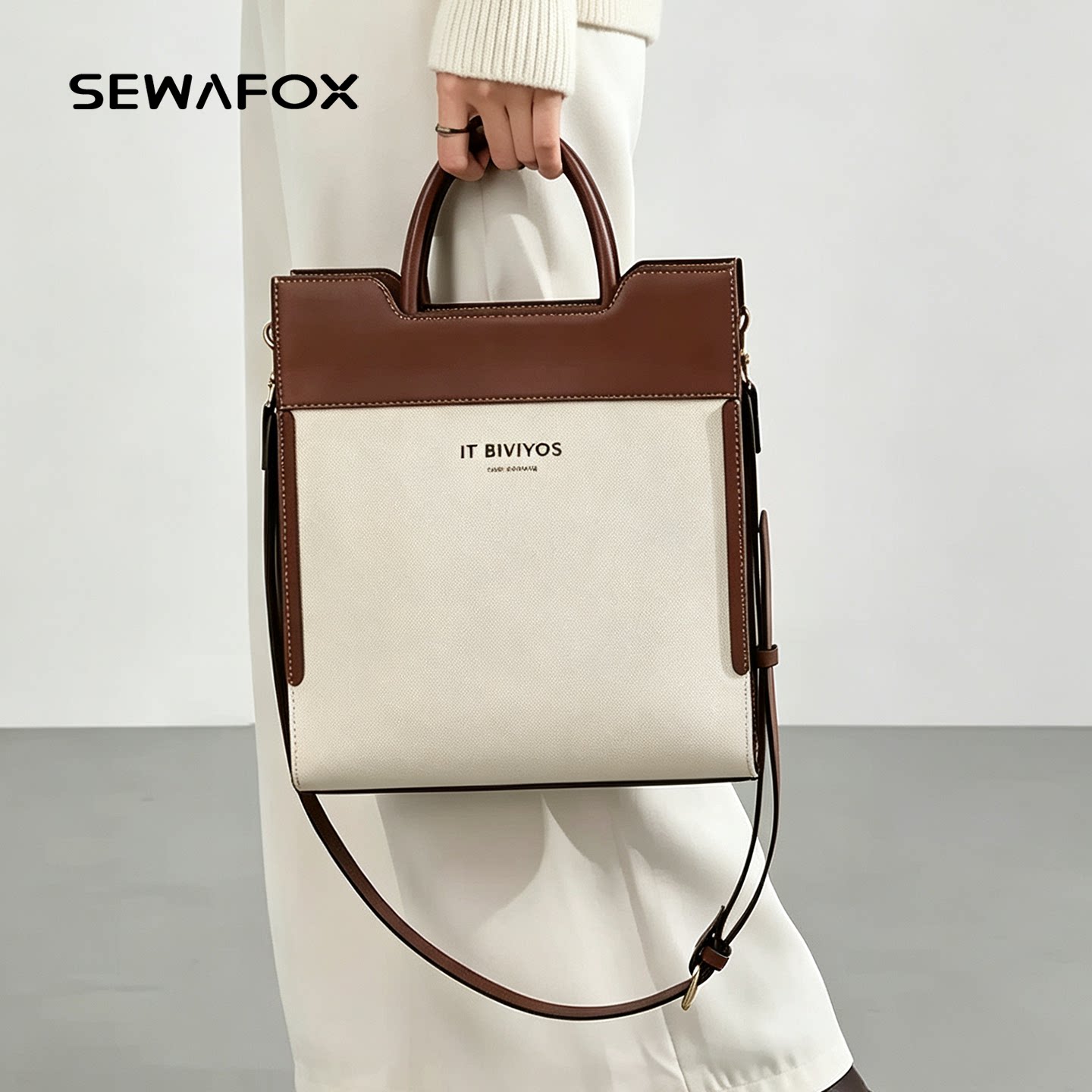 SEWAFOX大容量手提包公文女包
