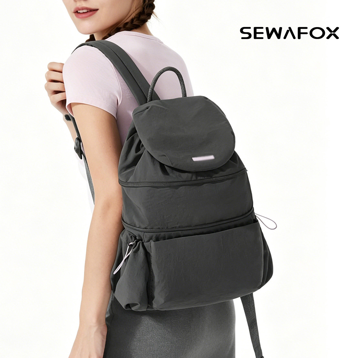 SEWAFOX抽绳款可扩容轻量化背包