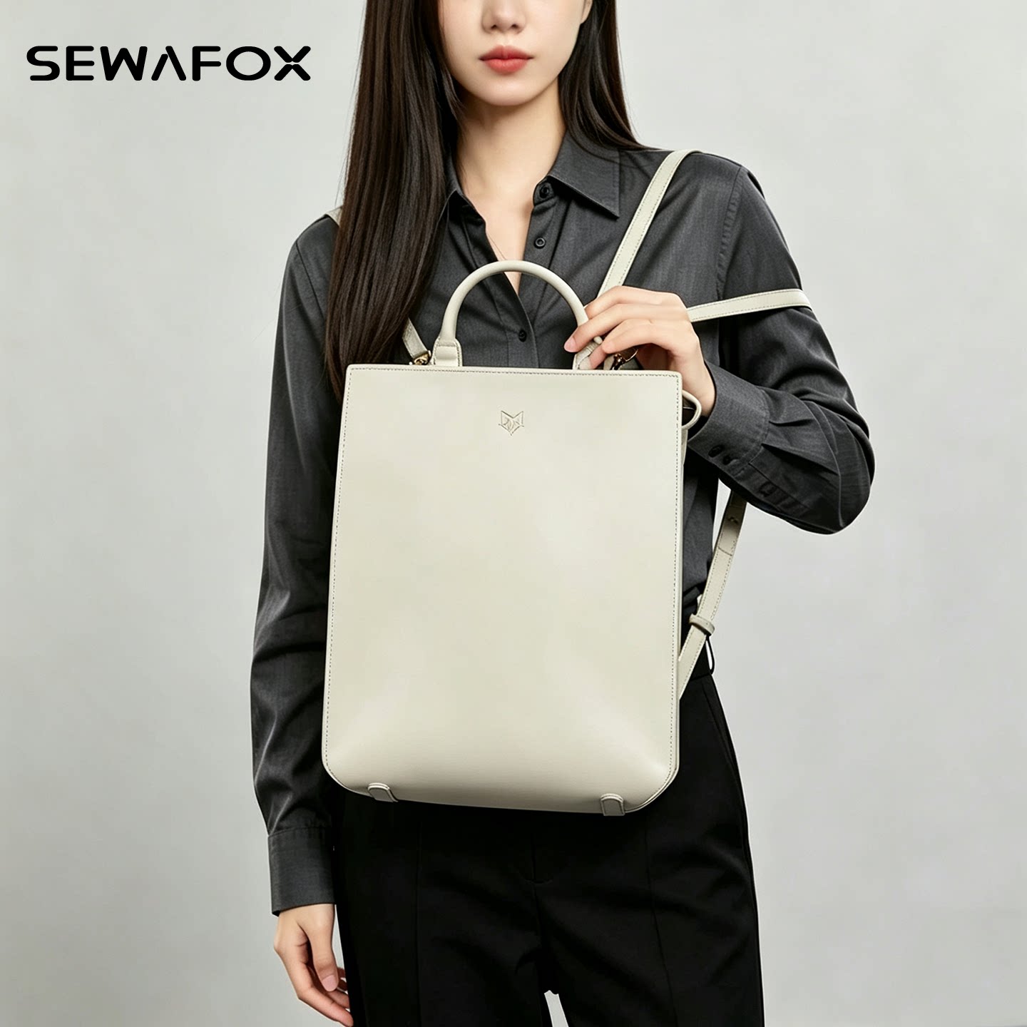 SEWAFOX新款时尚双肩包高级感