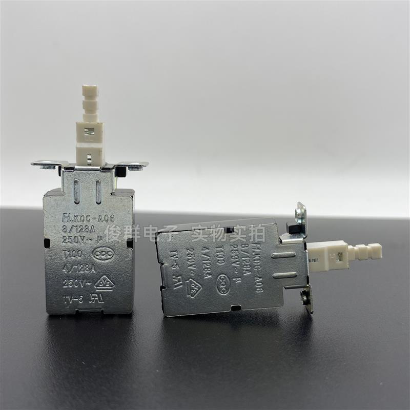 台湾FH KDC-A06电源开关TV-5电视机带锁按键4脚2档自锁可调按压钮