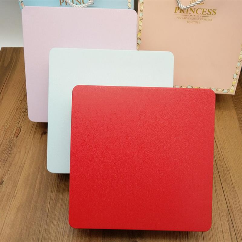 20CM超大号铁盒巧克力礼品盒曲奇饼铁盒喜糖盒烘焙面包包装方形盒