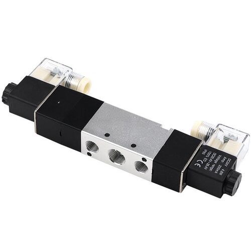 带中停中封b三位五通电磁阀4V330-08-10/DC12V/DC24V/AC110V/AC22