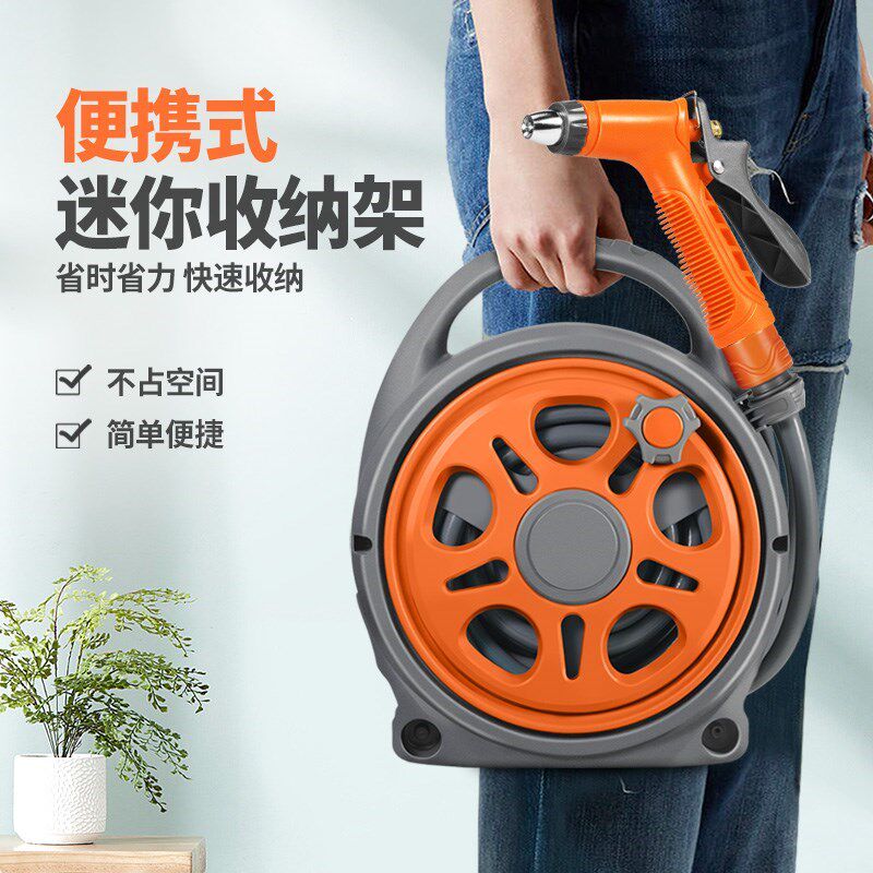 奥瑞驰高压水管软管收卷器家x用冲洗接自来水洗车水枪增压浇花专