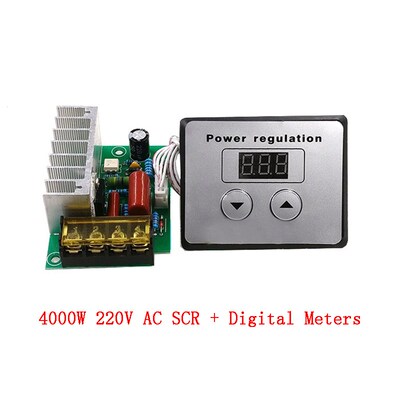 AC 220V 4000W Digital Control SCR FElectronic Voltage Regula