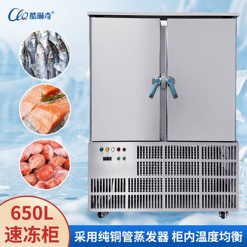 广东厂家直销血浆低温速冻柜/速冻机/双开门肉制品速冻柜