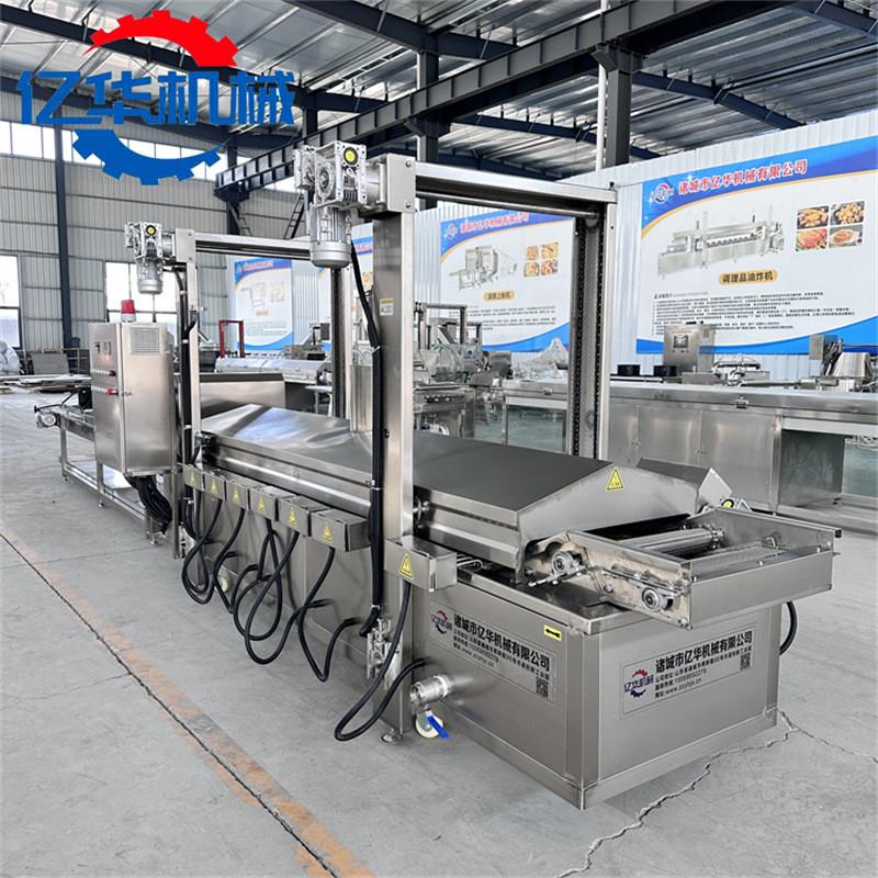 薄脆油炸机 连续式腐竹油炸设备 全自动豆干油炸机源头厂家