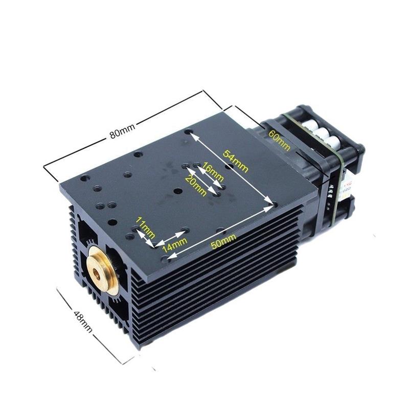 40W大功率雕刻激光器30W激光模组20W激光头3D打印机DIY切割打标