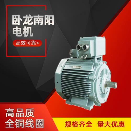 卧龙南阳电机YE5系列三相异步电动机一级能效18.5kw22kw厂家直供