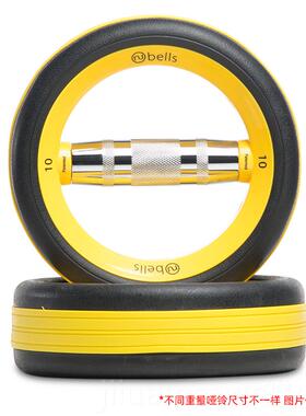 新款减Nube保ls环包胶l哑铃杠铃多功能环形壶铃家用肥瑜伽健身房