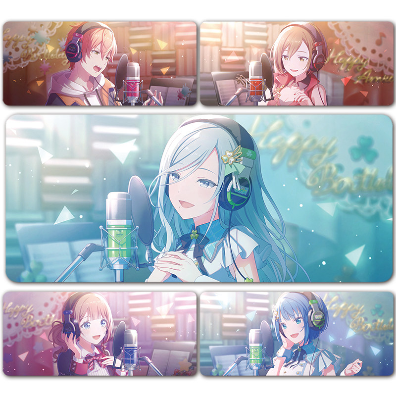 26款世界计划初音镜音巡音25时PJSK谷子周边高颜值鼠标垫超大号