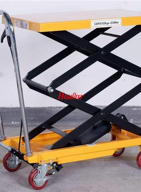 现货1.26米手动液PTS150压台TS150手平动台P车脚踏式液压升降平车