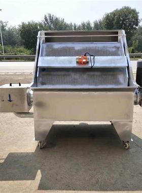 现货全厚KBI自动固加离不锈钢小型家禽粪便分机 斜筛式液分离机