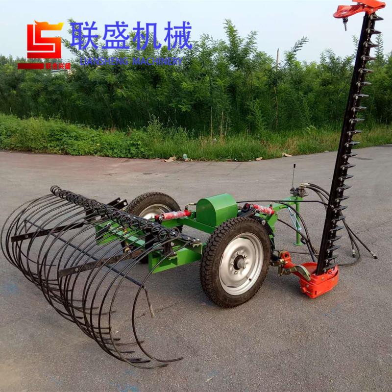 往 AXM复式割搂一机体机草牧草割草机 搂草机 农牧收割器厂家