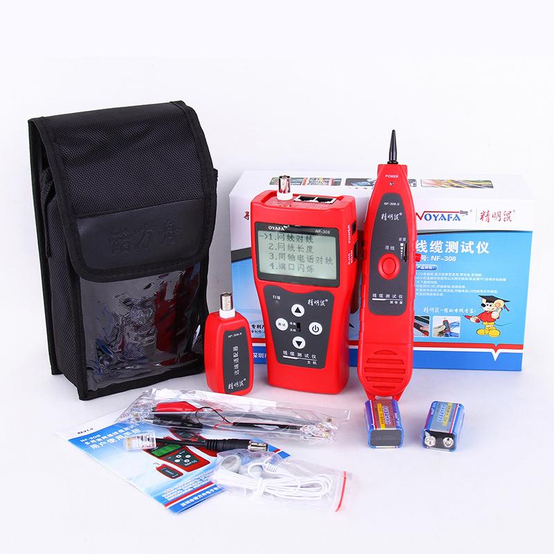线NF-线30仪8S同轴缆长度寻线NF-308S网对线器断点查线器耐压100V