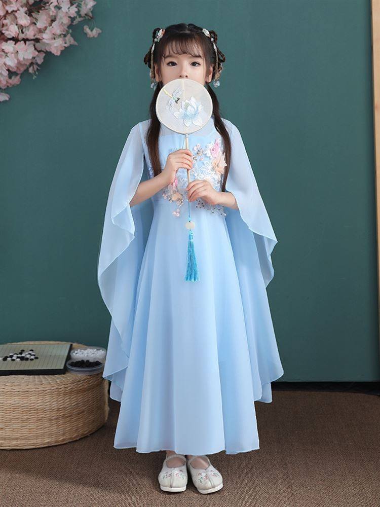 汉服女童中国风连衣裙古装超仙