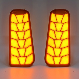 适用于丰田埃尔法FOR TOYOTA ALPHARD30系改装后杠灯多功能电镀款