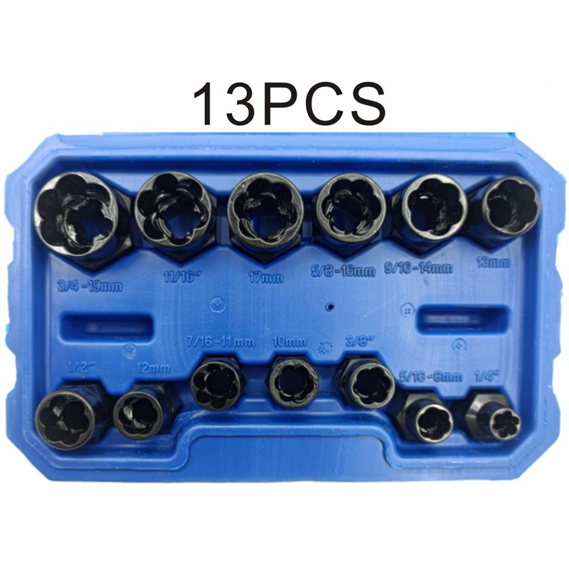 5PCS/10PCS/13PCS破损螺母取出器工具套装五金电动汽车维护配件