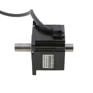 57空心轴步进电机 双轴 NEMA23  0.78 Nm 2.0A 57x57x45mm 57中空