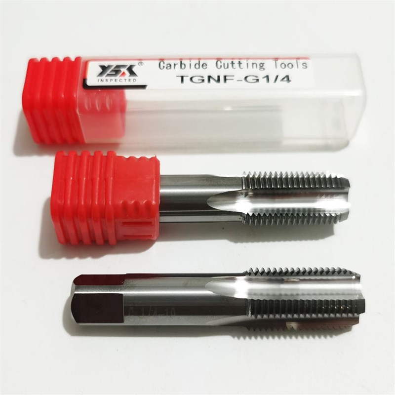 整体合金管螺纹丝锥钨钢丝攻1/16 1/8 1/4 3/8 1/2G RC NPT ZG PT