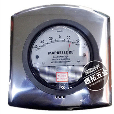MAPRESSURE压差表 压差计表 2000型圆盘指针式差压表微压差计